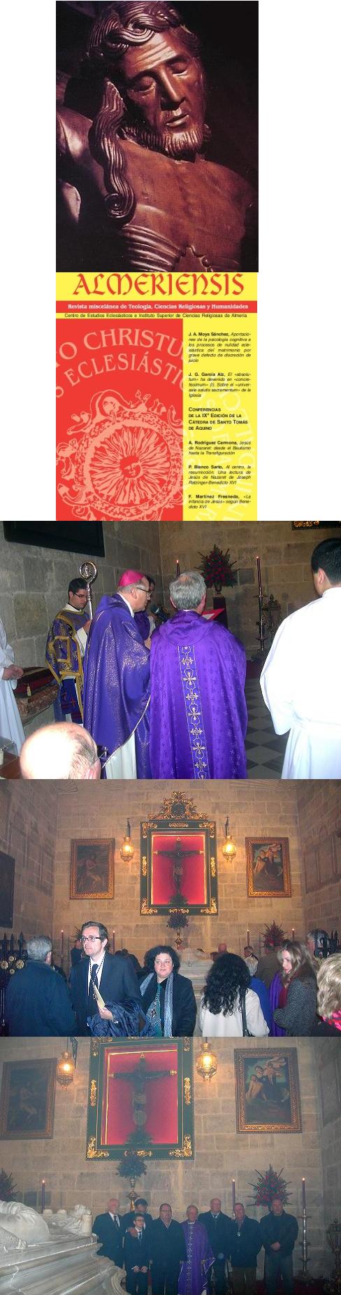El Obispo de Almería ha bendecido el nuevo retablo del Cristo de la Escucha